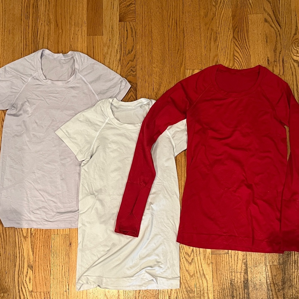 Lululemon Women’s size 2 set of 3 athletic tops